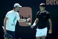 Juan Carlos Ferrero (left) and Carlos Alcaraz (right) at the 2025 Miami Open (Source: Getty)